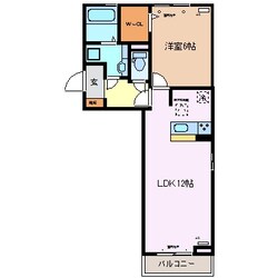 中川原駅 徒歩13分 2階の物件間取画像